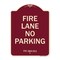 Signmission Texas Fire Lane No Parking Heavy-Gauge Aluminum Architectural Sign, 18" L, 24" H, BU-1824-22825 A-DES-BU-1824-22825 - alternate 1